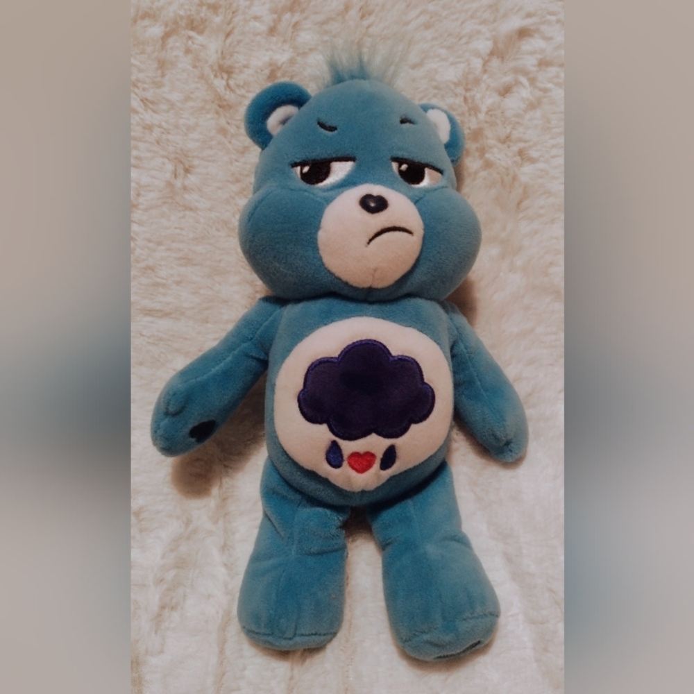 Care Bears Grumpy Bear Plush 2020  9" Stuffed Plush Soft Huggable Material  Blue